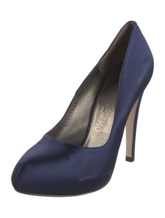 Salvatore Ferragamo Satin Pumps