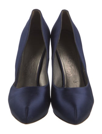 Salvatore Ferragamo Satin Pumps