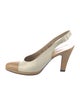 Salvatore Ferragamo Leather Slingback Pumps