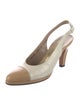 Salvatore Ferragamo Leather Slingback Pumps