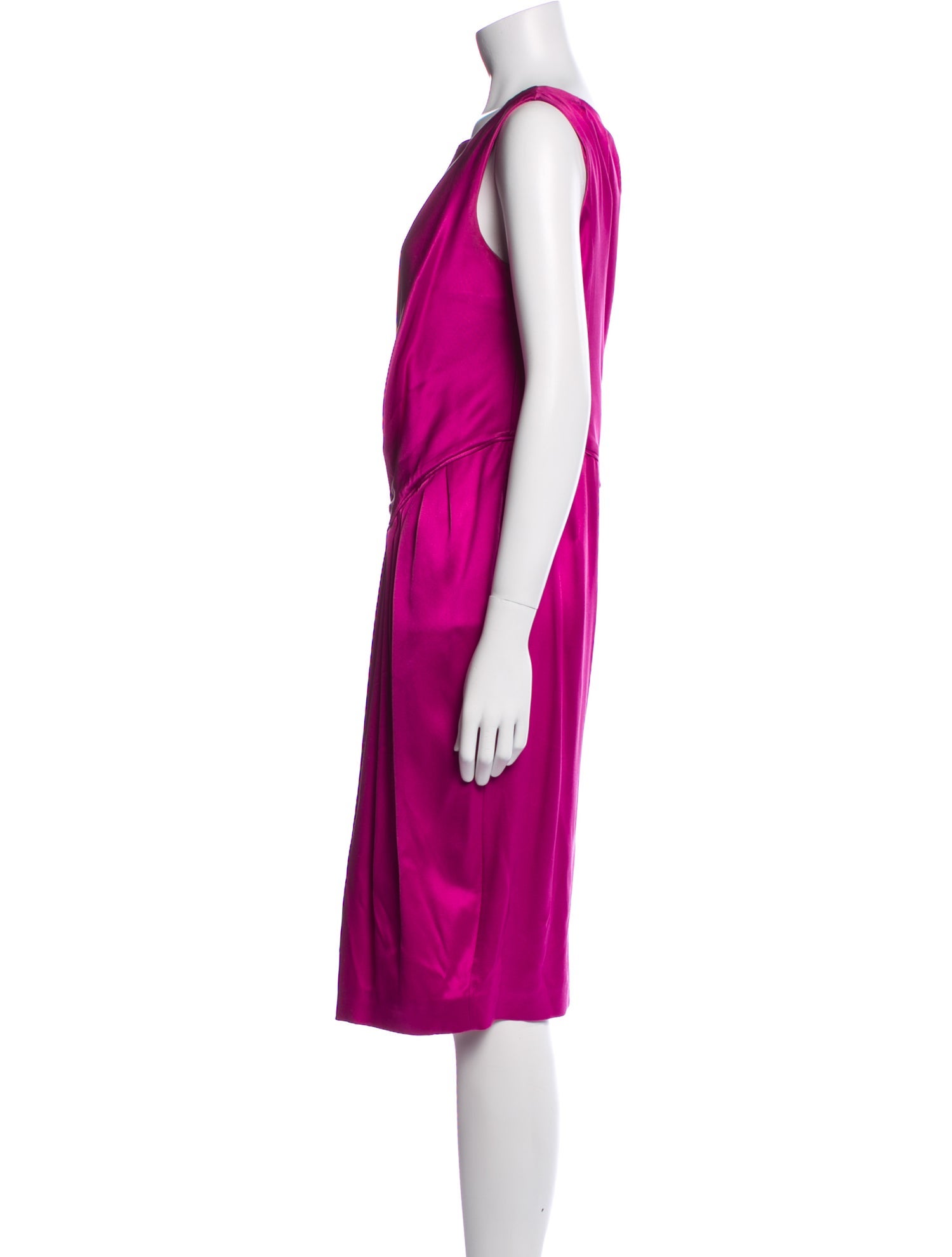 Salvatore Ferragamo Silk Midi Length Dress