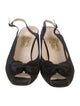 Salvatore Ferragamo Bow Accents Slingback Pumps