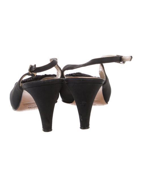 Salvatore Ferragamo Bow Accents Slingback Pumps