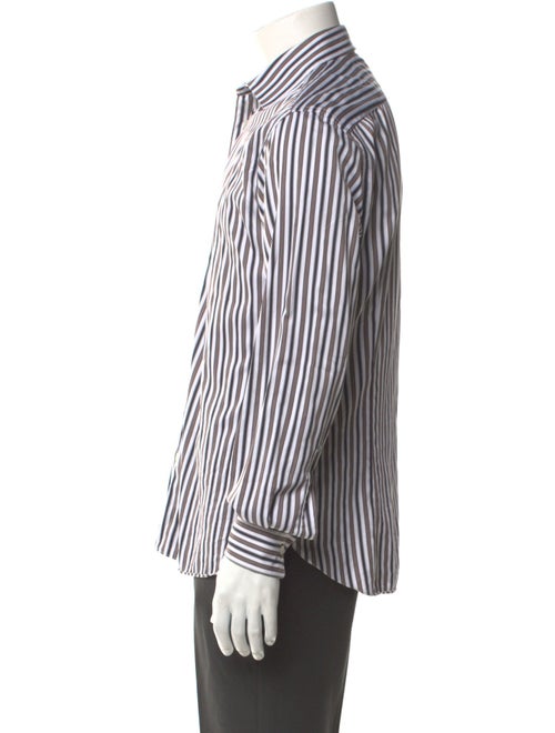 Salvatore Ferragamo Striped Long Sleeve Shirt