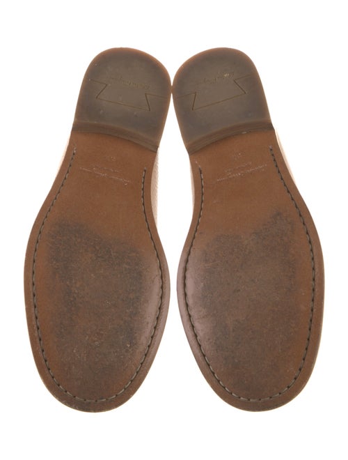 Salvatore Ferragamo Gancini Logo Leather Loafers