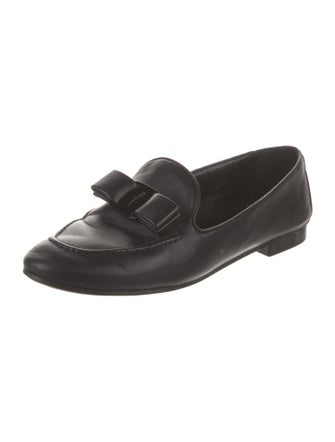 Salvatore Ferragamo Vara Bow Accent Leather Loafers