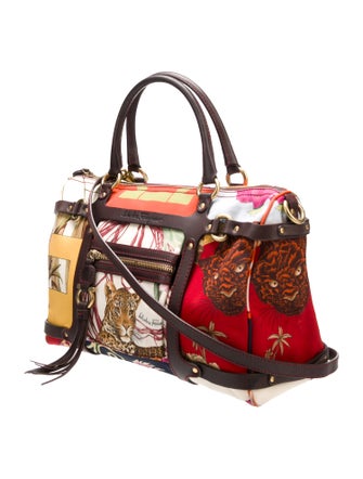 Salvatore Ferragamo Nylon Top Handle Bag