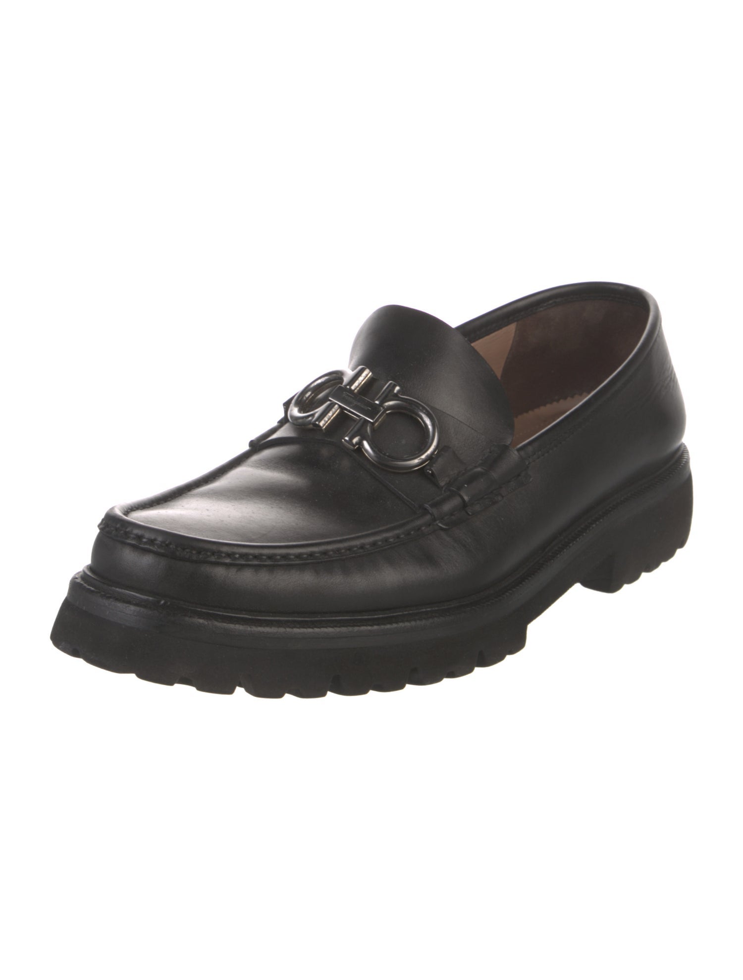 Salvatore Ferragamo Leather Dress Loafers