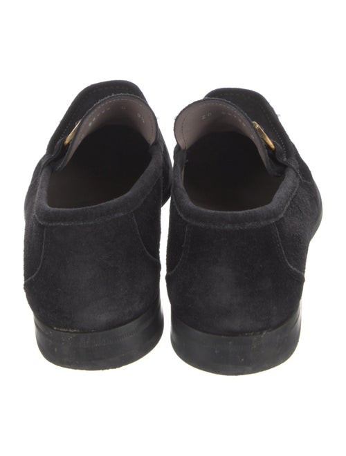 Salvatore Ferragamo Gancini Logo Suede Loafers