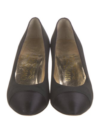 Salvatore Ferragamo Satin Pumps