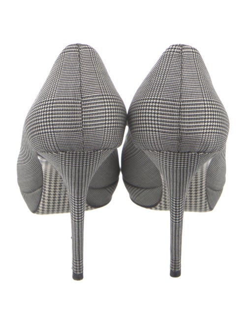 Salvatore Ferragamo Houndstooth Print Bow Accents Pumps