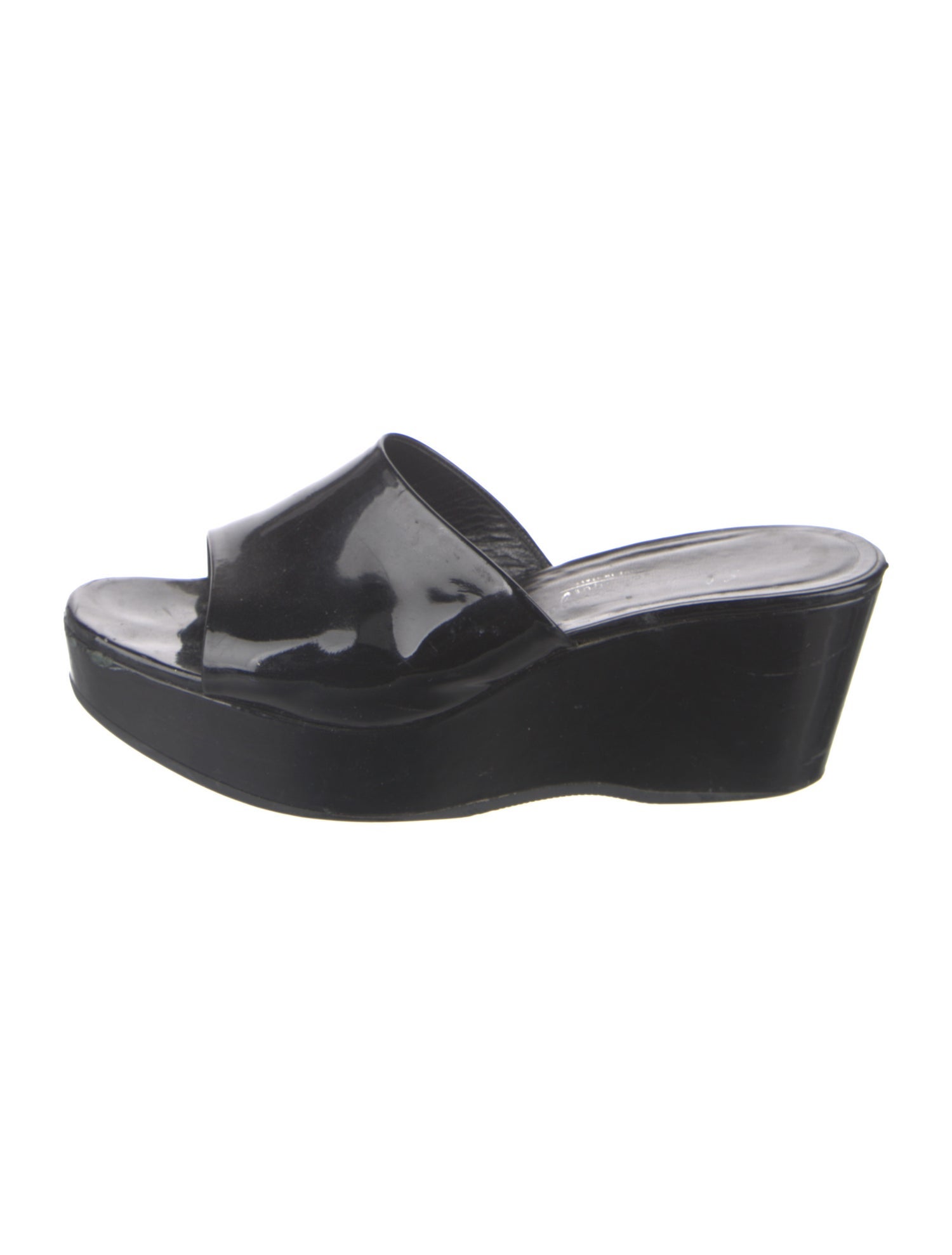 Salvatore Ferragamo Patent Leather Slides