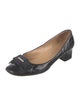 Salvatore Ferragamo Vara Bow Accent Patent Leather Pumps
