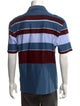 Salvatore Ferragamo Striped Collar Polo Shirt