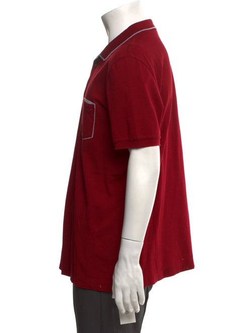 Salvatore Ferragamo Collar Short Sleeve Polo Shirt