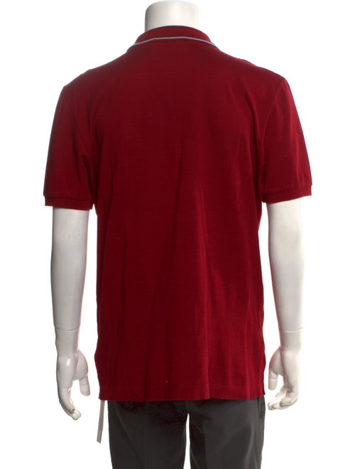 Salvatore Ferragamo Collar Short Sleeve Polo Shirt