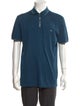 Salvatore Ferragamo Collar Short Sleeve Polo Shirt