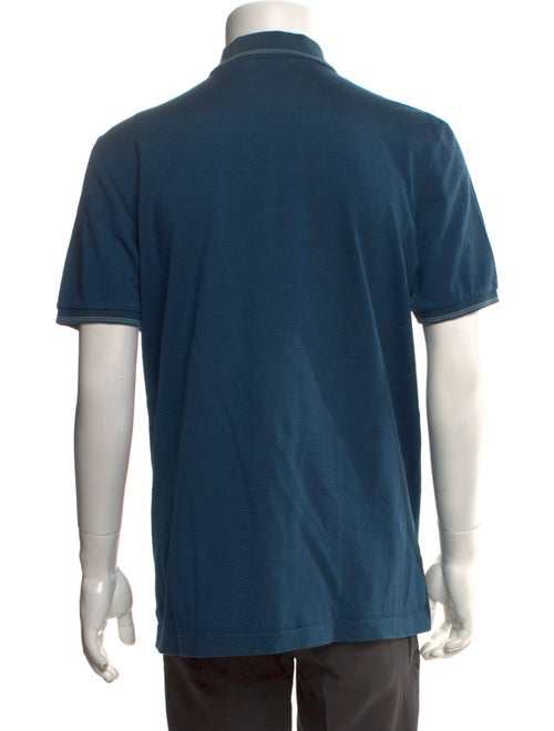 Salvatore Ferragamo Collar Short Sleeve Polo Shirt