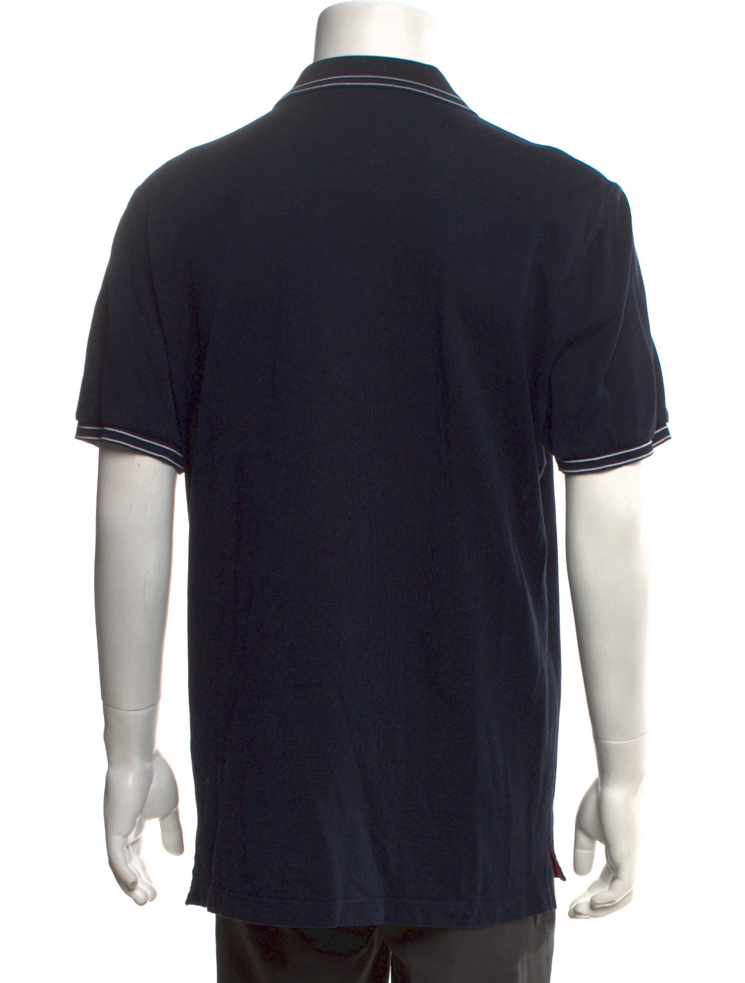 Salvatore Ferragamo Collar Short Sleeve Polo Shirt