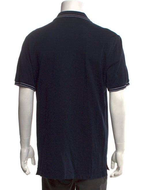 Salvatore Ferragamo Collar Short Sleeve Polo Shirt