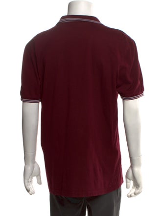 Salvatore Ferragamo Collar Short Sleeve Polo Shirt