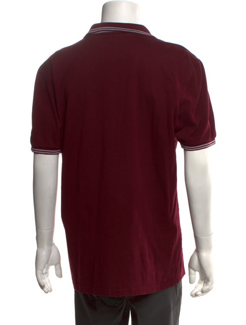 Salvatore Ferragamo Collar Short Sleeve Polo Shirt