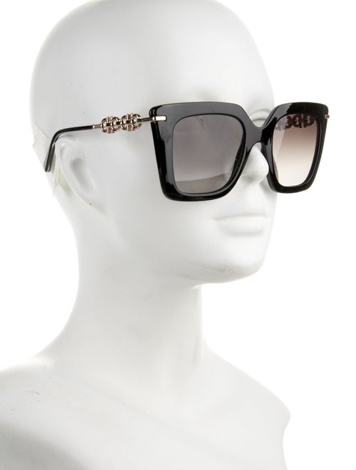 Salvatore Ferragamo Square Gradient Sunglasses