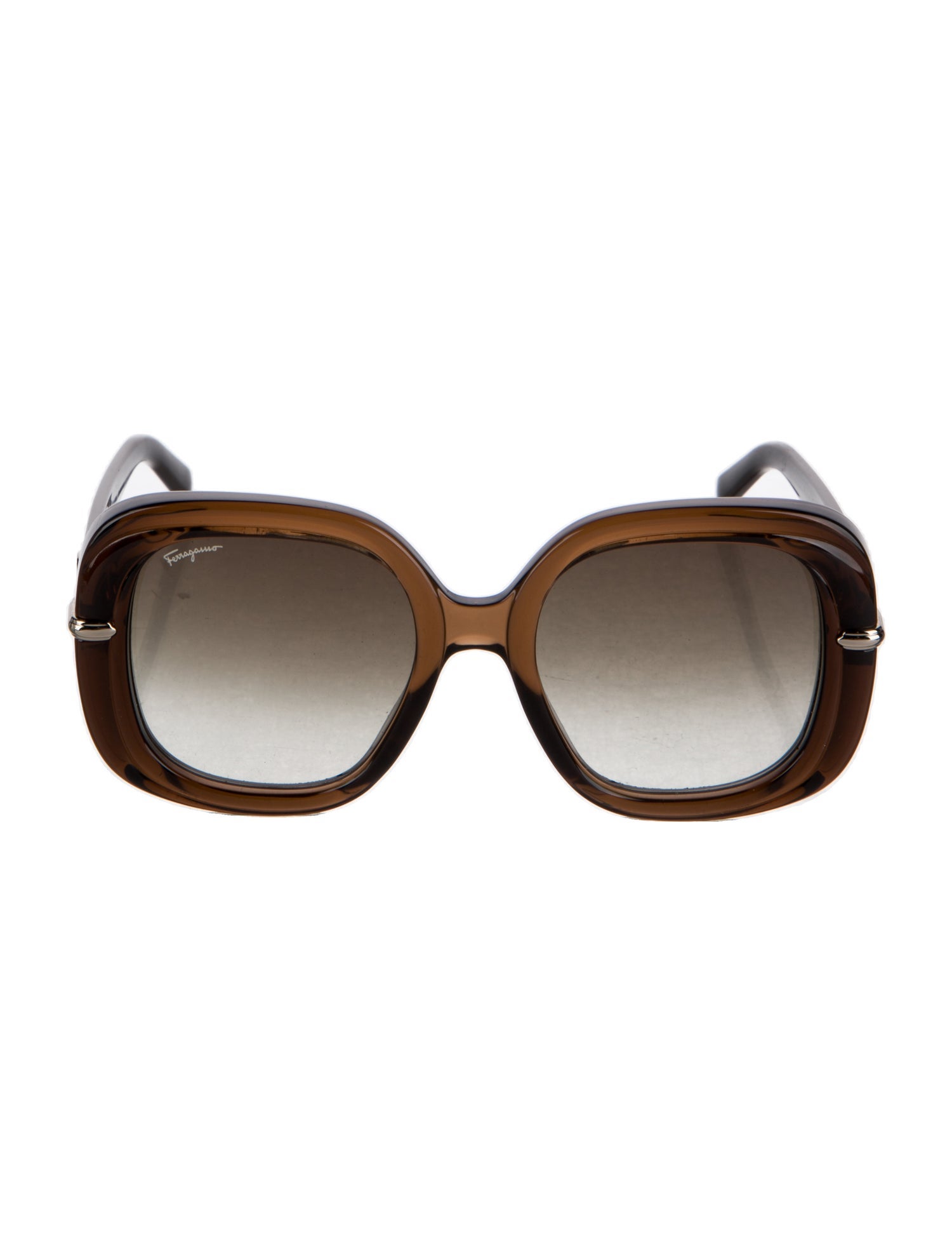 Salvatore Ferragamo Oversize Gradient Sunglasses