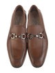 Salvatore Ferragamo Gancini Logo Leather Loafers
