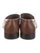 Salvatore Ferragamo Gancini Logo Leather Loafers