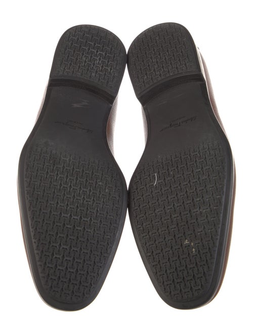 Salvatore Ferragamo Gancini Logo Leather Loafers