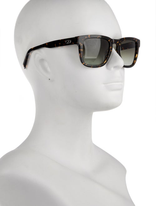 Salvatore Ferragamo Gancini Logo Wayfarer Sunglasses