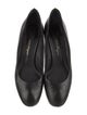 Salvatore Ferragamo Leather Studded Accents Pumps