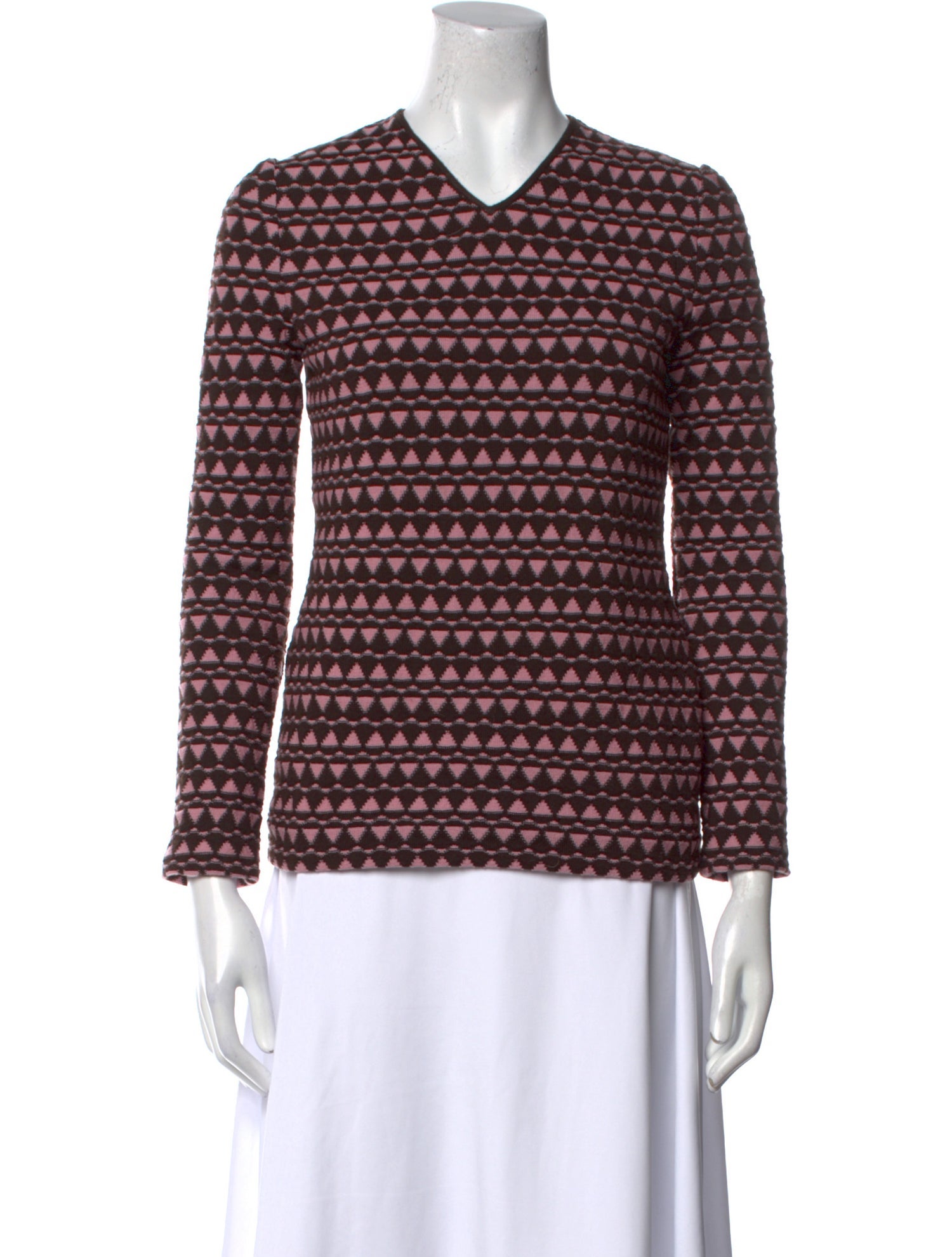 Salvatore Ferragamo Wool Striped Sweater