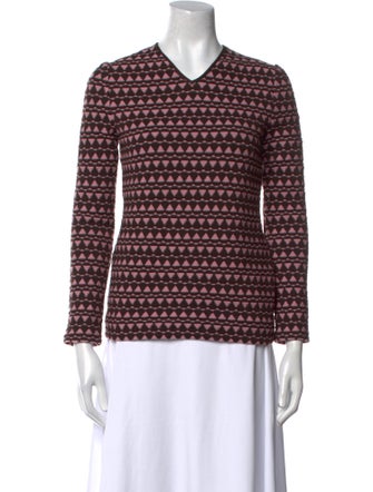 Salvatore Ferragamo Wool Striped Sweater