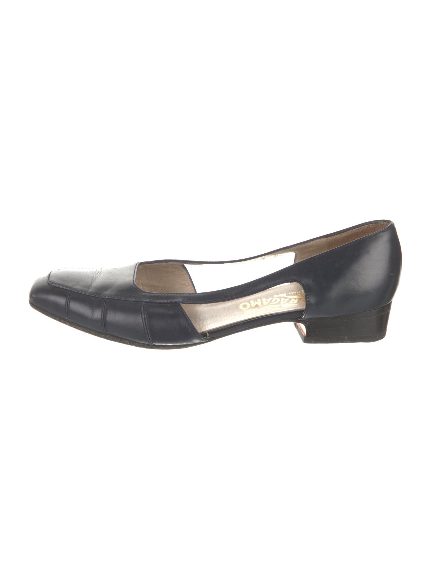 Salvatore Ferragamo Leather Flats
