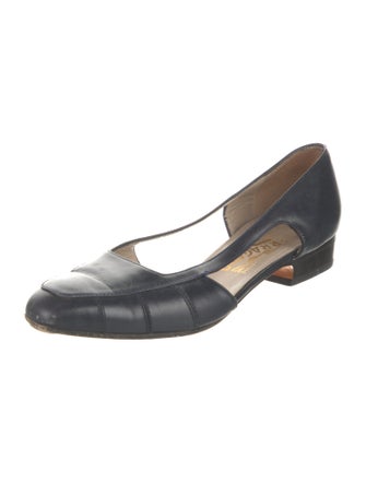 Salvatore Ferragamo Leather Flats