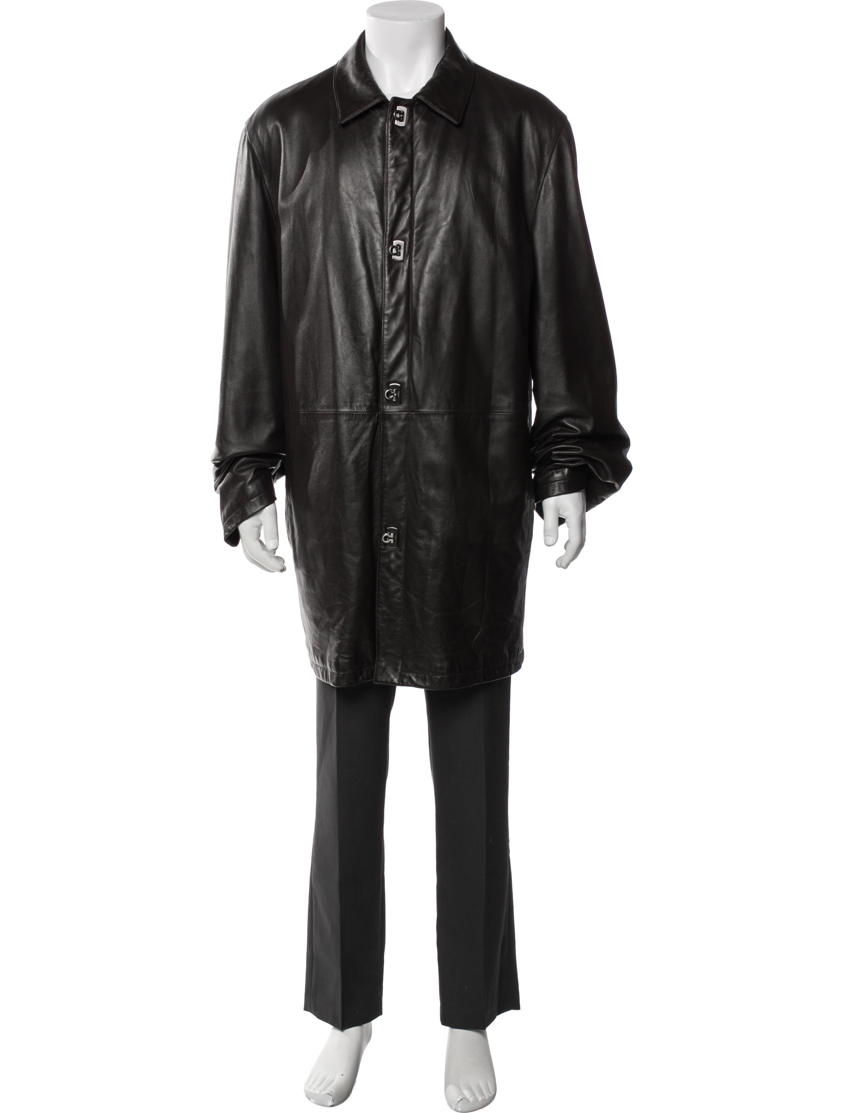 Salvatore Ferragamo Wool Overcoat