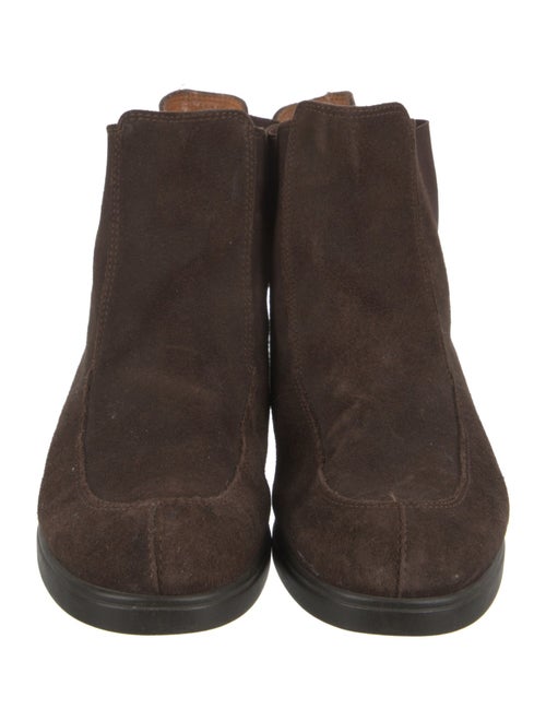 Salvatore Ferragamo Suede Chelsea Boots