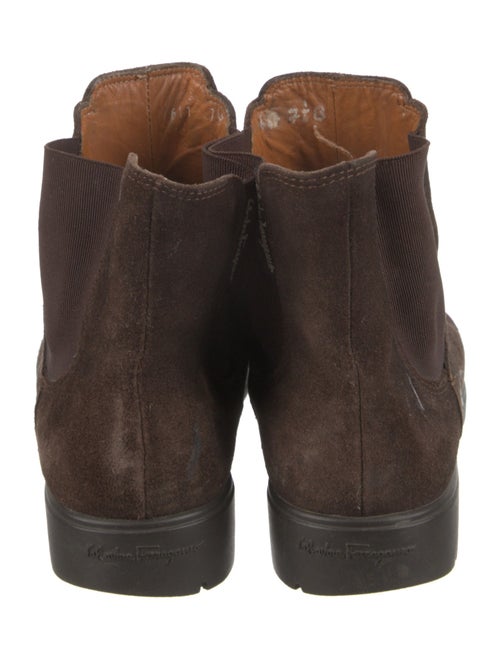 Salvatore Ferragamo Suede Chelsea Boots