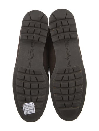 Salvatore Ferragamo Suede Chelsea Boots