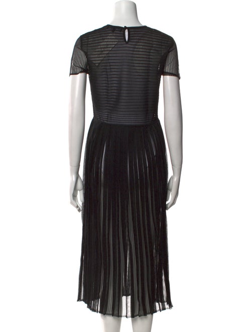 Salvatore Ferragamo Striped Long Dress