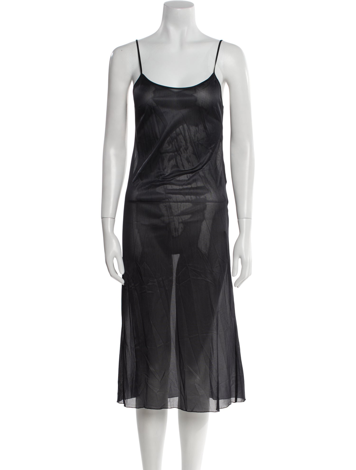 Salvatore Ferragamo Silk Midi Length Dress