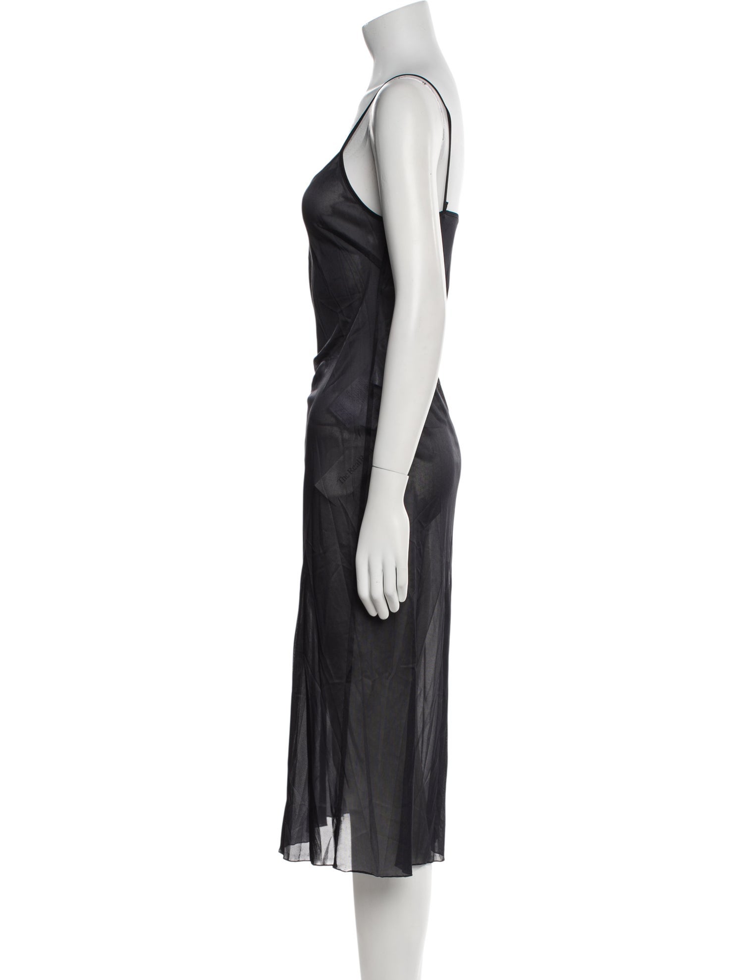 Salvatore Ferragamo Silk Midi Length Dress