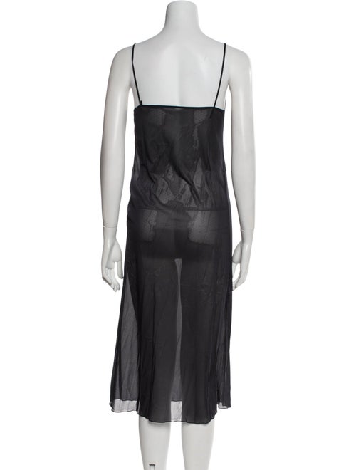 Salvatore Ferragamo Silk Midi Length Dress
