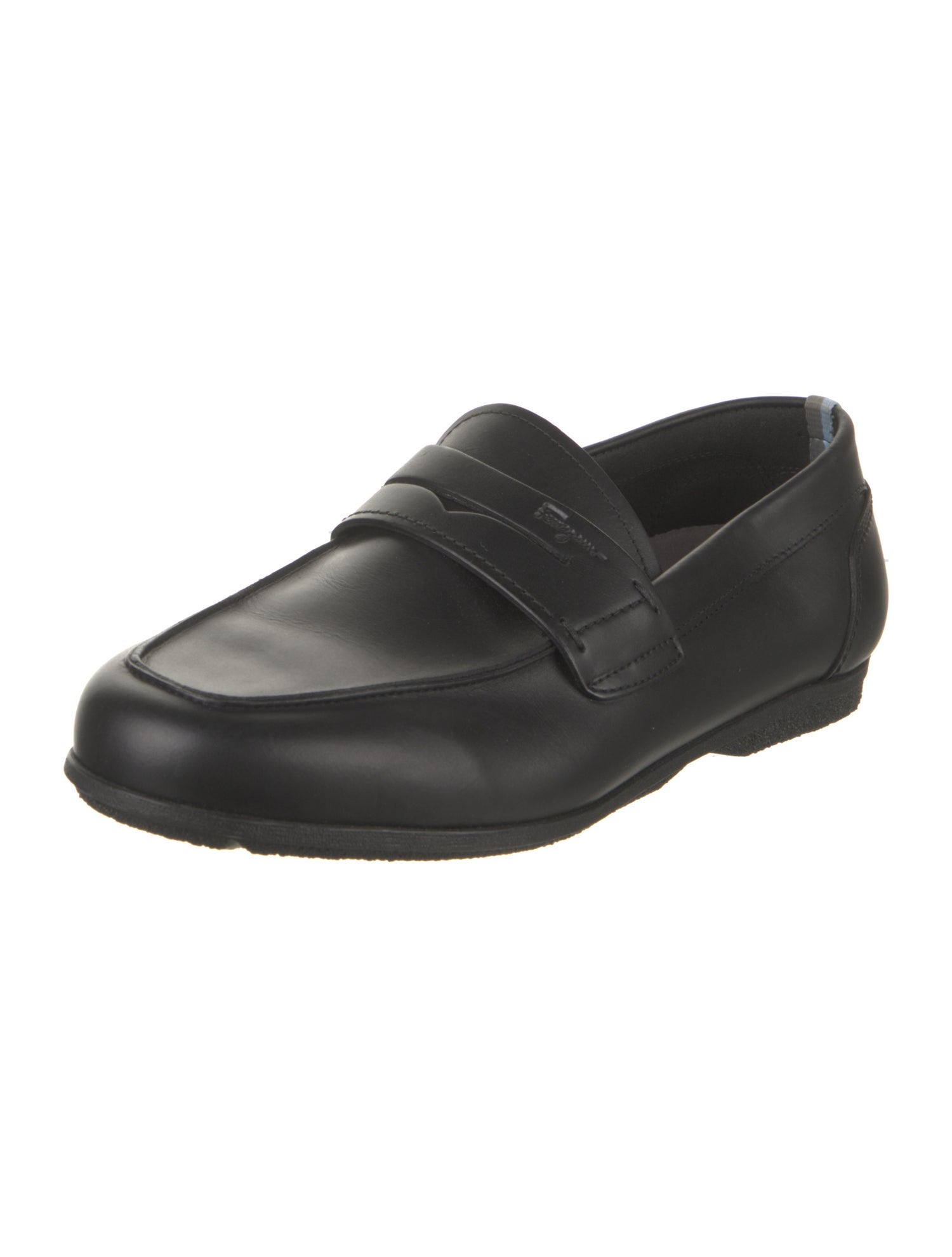 Salvatore Ferragamo Leather Monk Straps