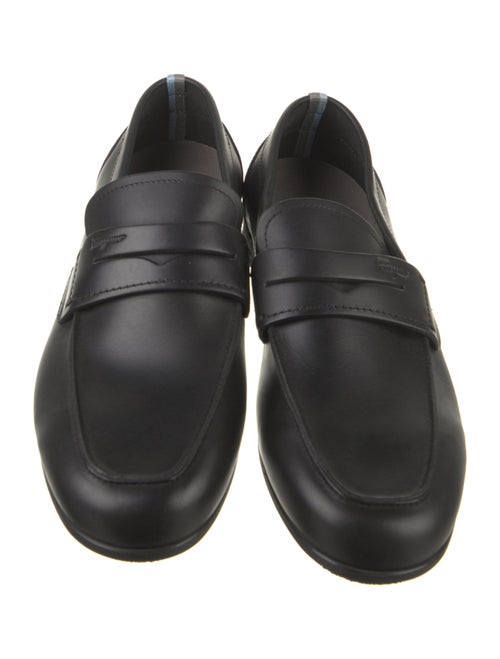 Salvatore Ferragamo Leather Monk Straps