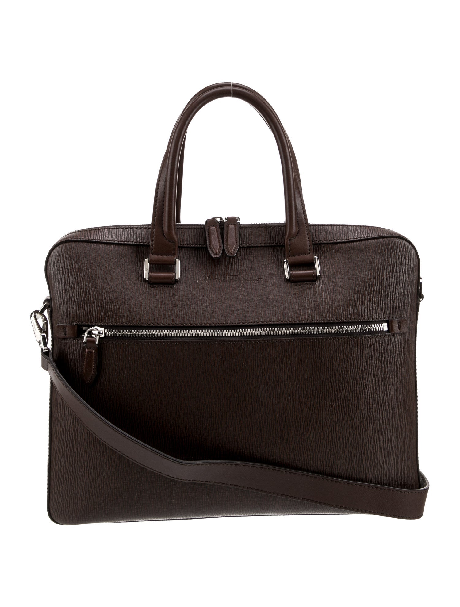 Salvatore Ferragamo Leather Briefcase