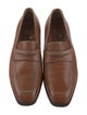Salvatore Ferragamo Gancini Logo Leather Monk Straps