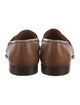Salvatore Ferragamo Gancini Logo Leather Monk Straps